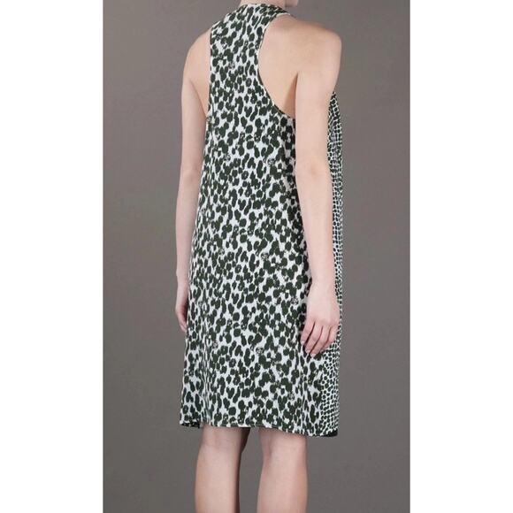 Stella McCartney Resort Mika Silk Drape Dress Size US 4 / EU 38 Multi Spot - Picture 3 of 14